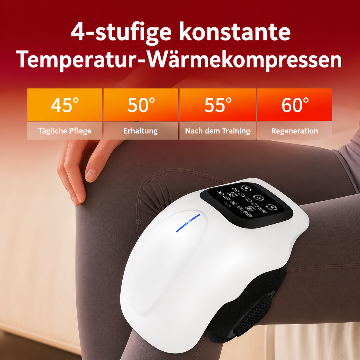 Intelligenter Knie-Massager