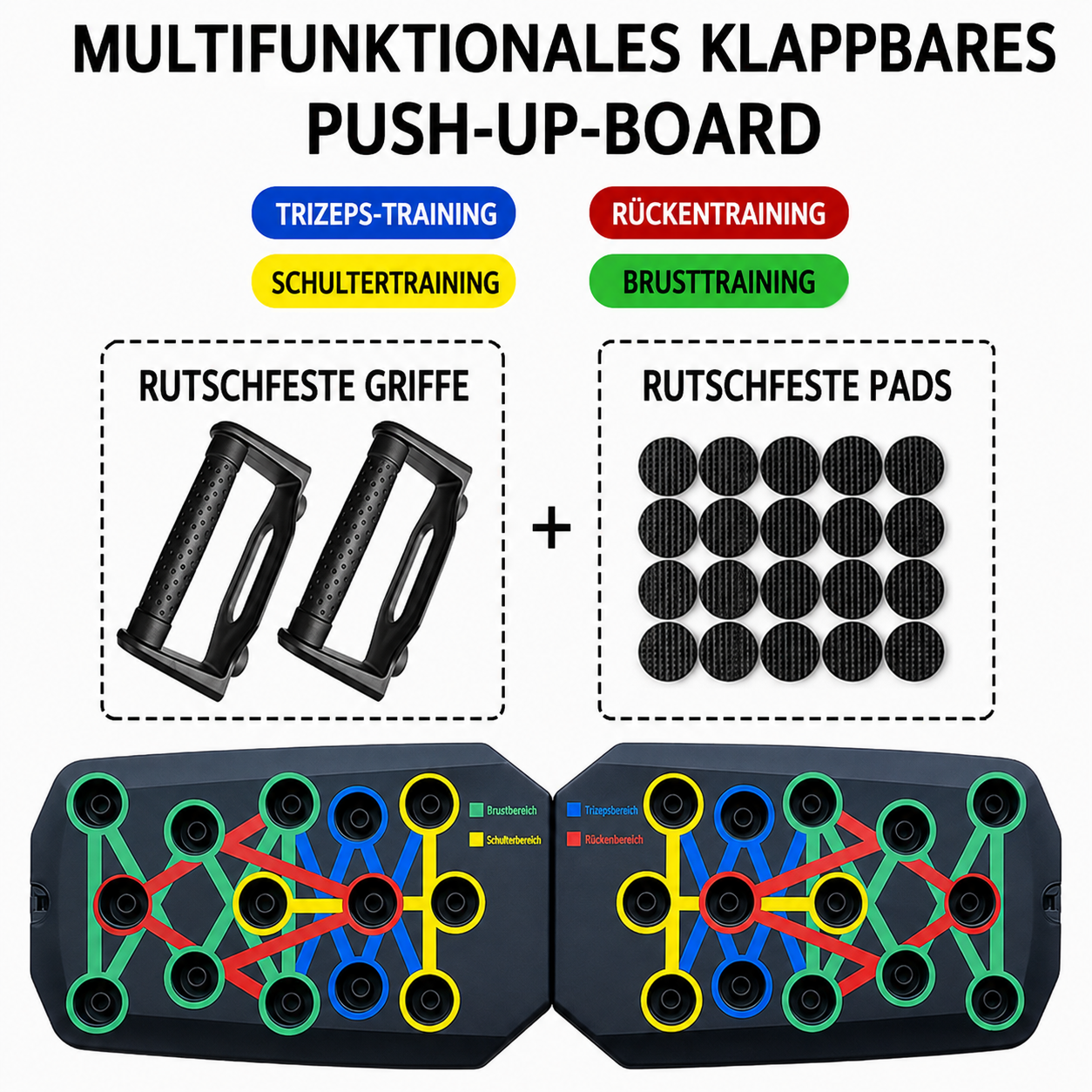 Multifunktionales Push-Up-Board-Set
