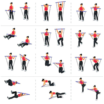 Multifunktionale Pilates-Stange