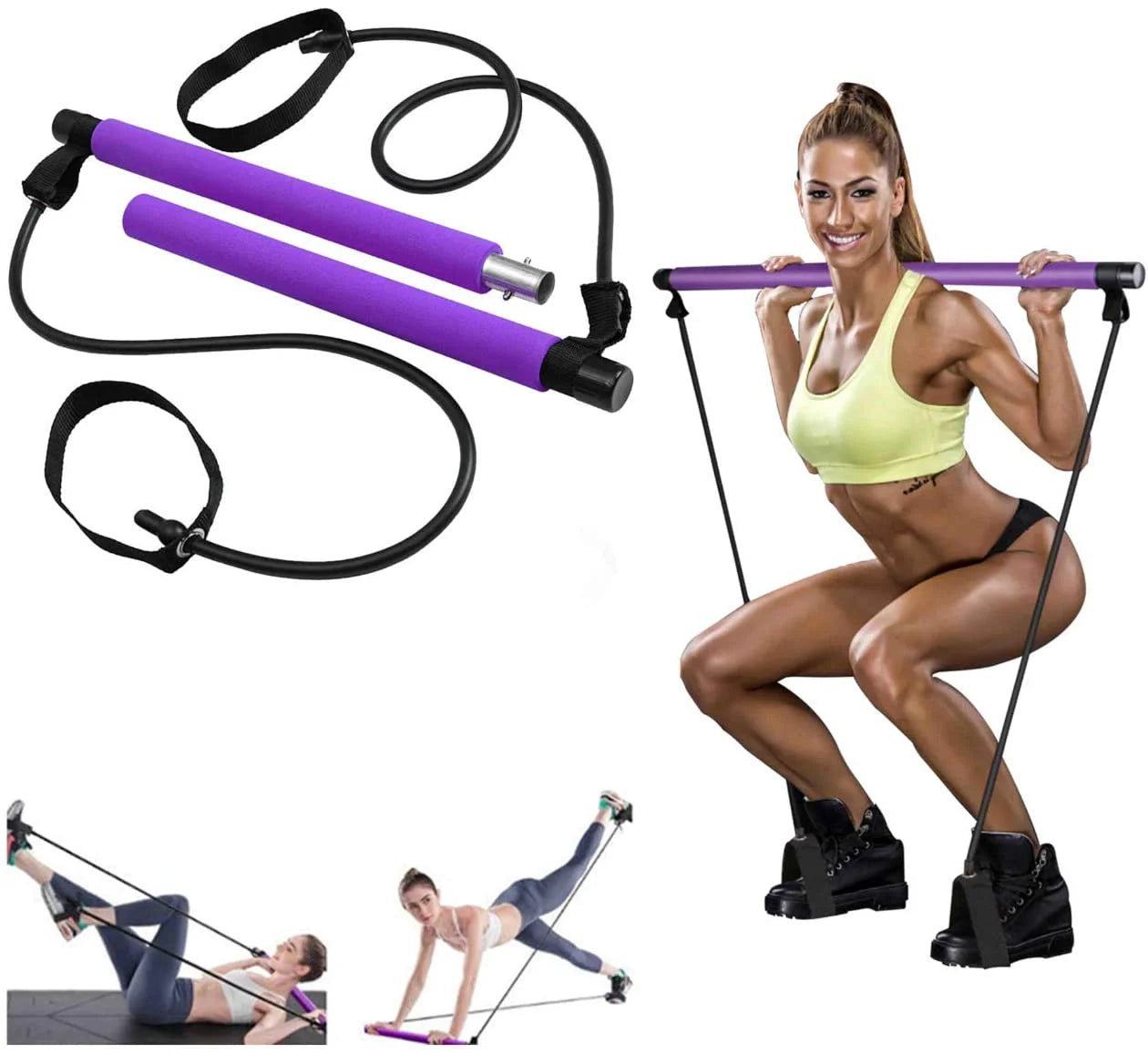 Multifunktionale Pilates-Stange
